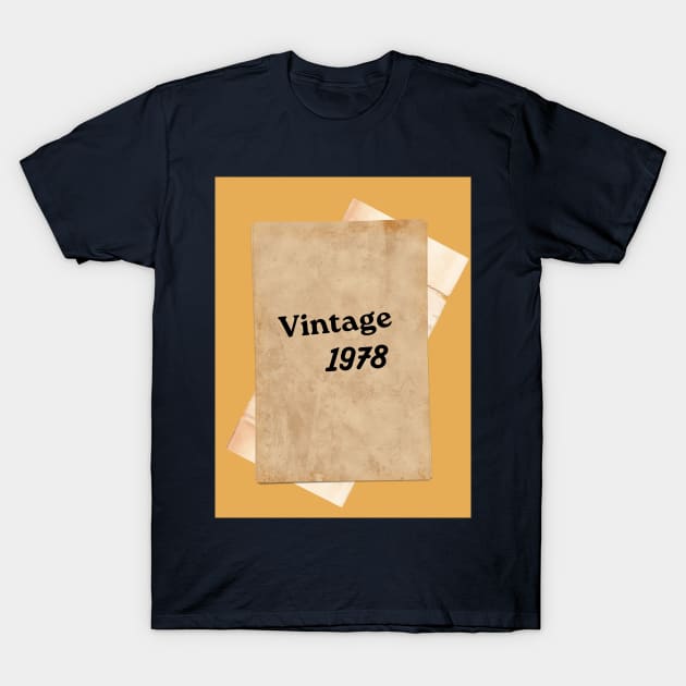 Vintage 1978 T-Shirt by The Crafty Handmaiden